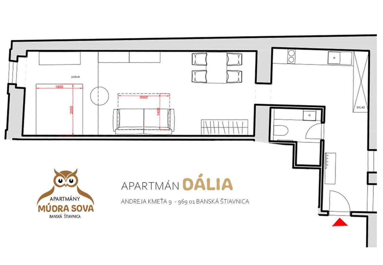 Apartmany Mudra Sova Banská Štiavnica Eksteriør billede
